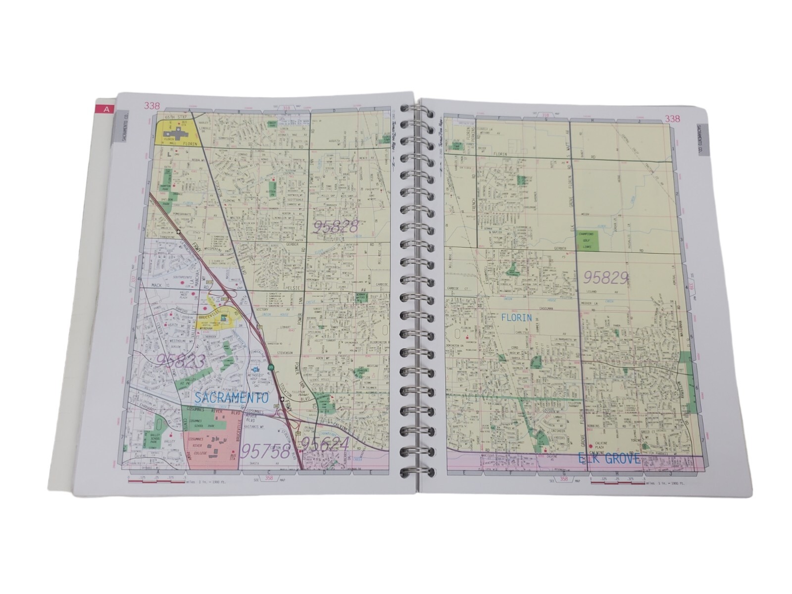 Thomas Guide Sacramento County Street Guide 2003