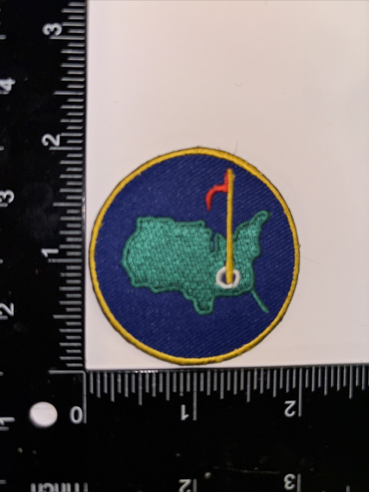 Masters golf iron on patch