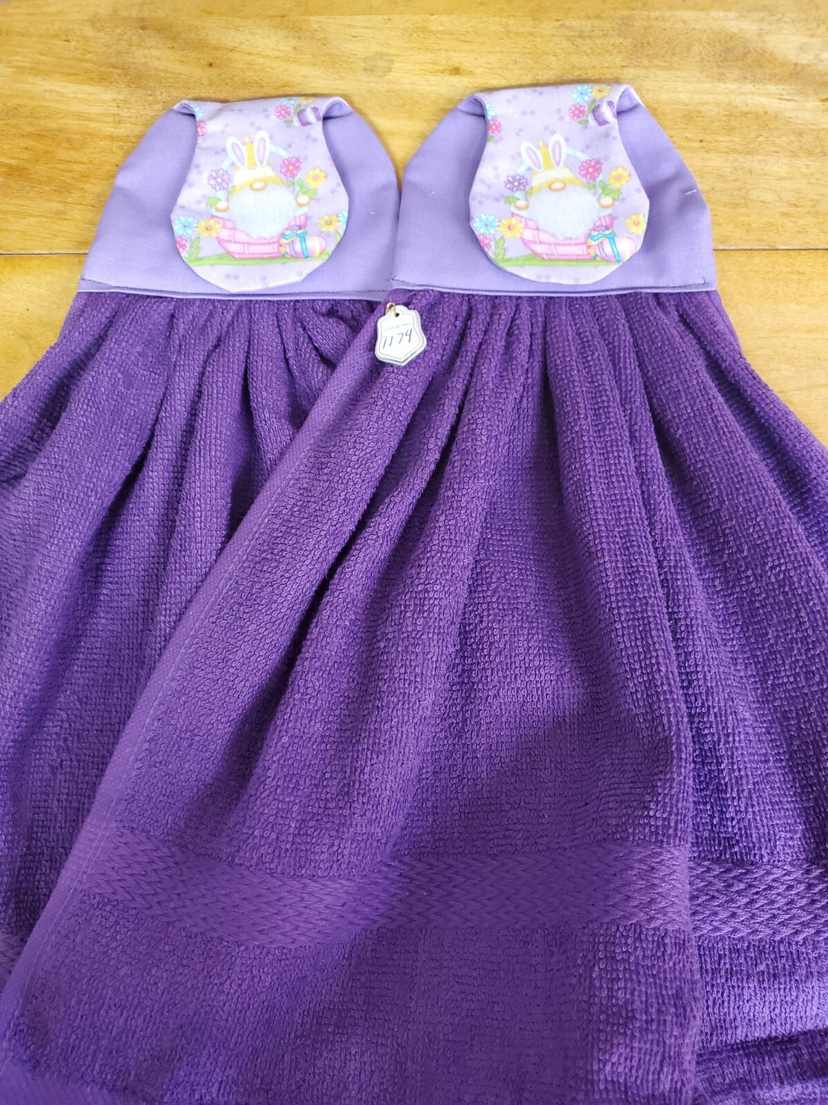 Set of 2 Handmade Hanging Kitchen Towels