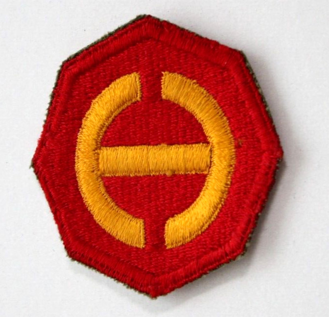 Hawaiian Department Patch WWII United States Army Snow Back No Glow Cut Edge