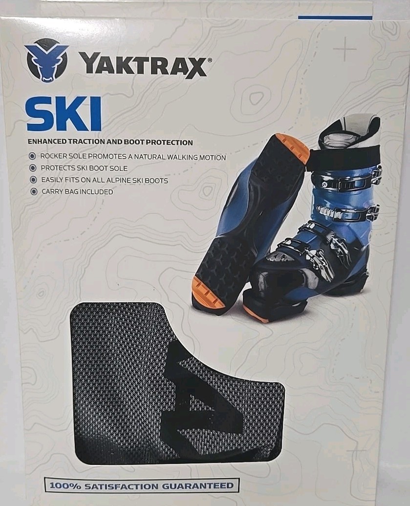 YAKTRAX Ski Boot Sole Protection SKI TRAX Size M Medium (Mondo 27.5-29.5) NEW