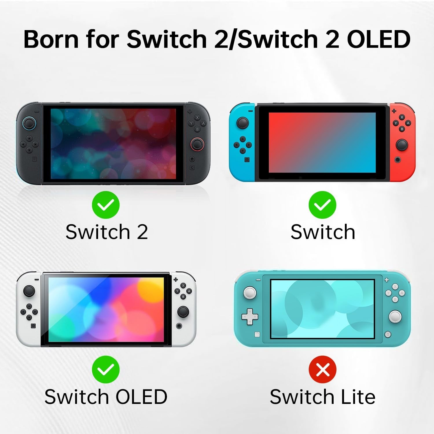 Switch 2 Dock for Nintendo Switch Docking Station, Upgrade for Nintendo Switc...