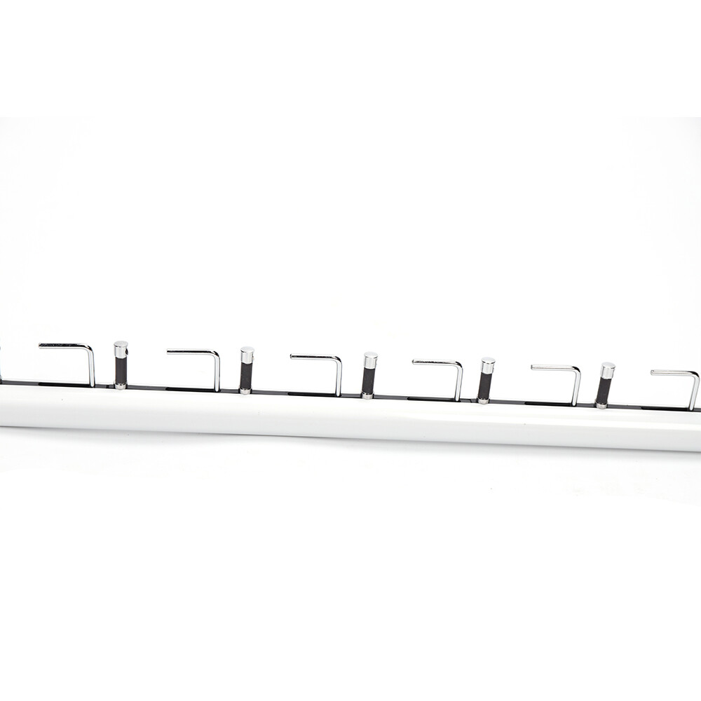 8PCS Eyeglasses Storage Rack Hold 12 Frames Optical Frames Display Rod w/ Lock