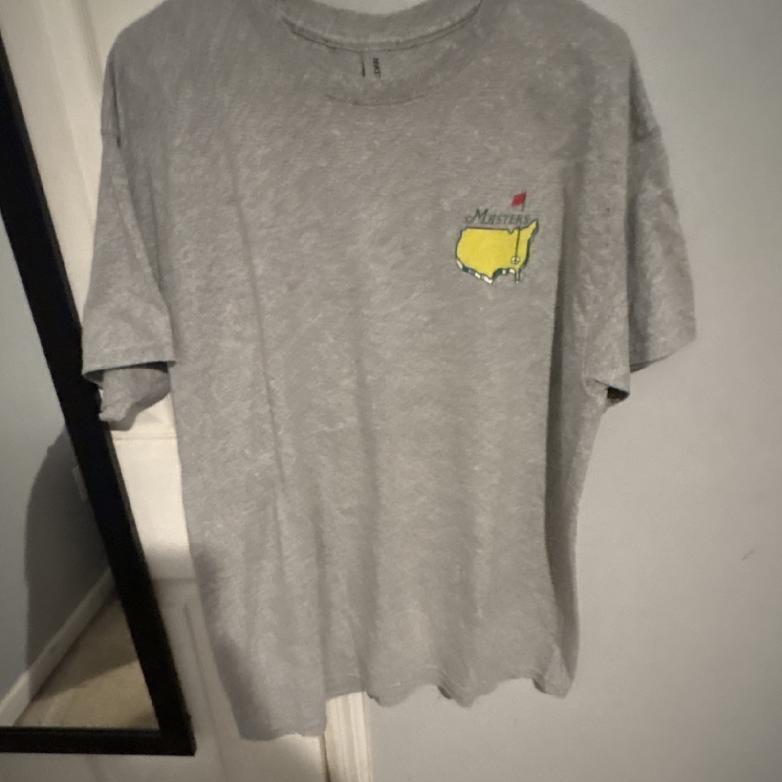 Gildan Gray Masters Champions 1934-2024 Golf T-Shirt Size L Unisex Adult