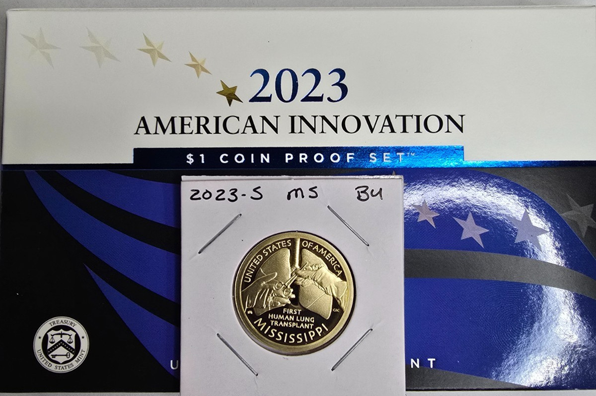 2023 S  Proof American Innovation Dollar (MS) Mississippi - BU (1 Coin)