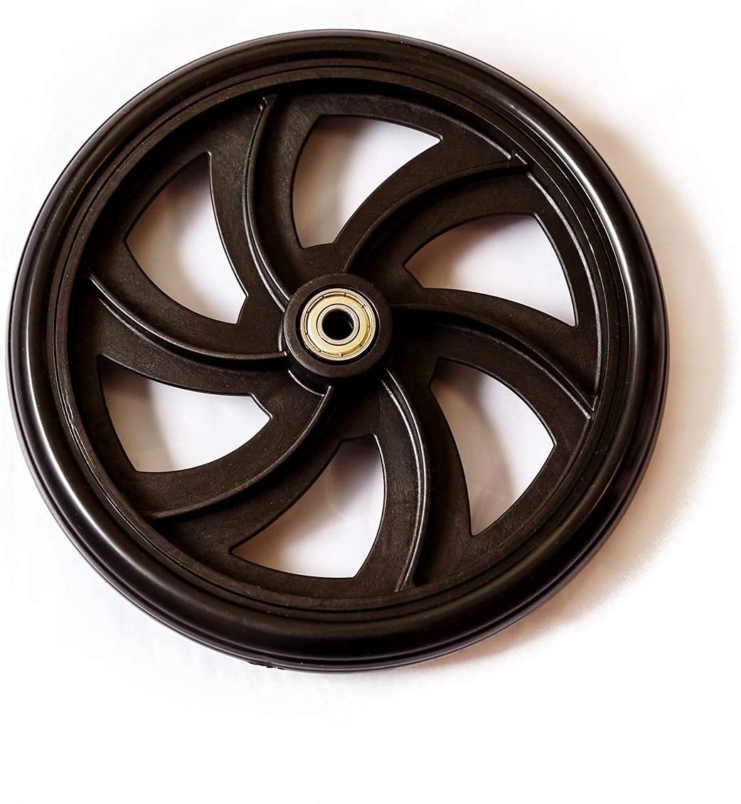 Walker Rollator Replacement 7.5" Wheels Black (1pis) (FRONT FRONT (1),