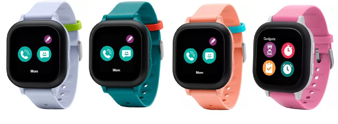 Gizmo Watch 2 ZW20 - (Verizon) Smartwatch for Kids White Green Orange Pink