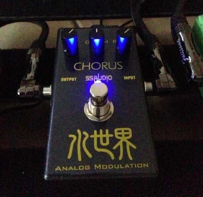 SSAUDIO Guitar Pedal Chorus Analog Modulation Stomp Box GuitarEFX Effects Liquid