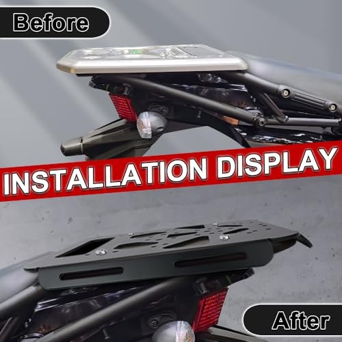 Luggage Rear Racks Fit for KLR650 2022-2025, KLR650S 2023-2025, KLR650