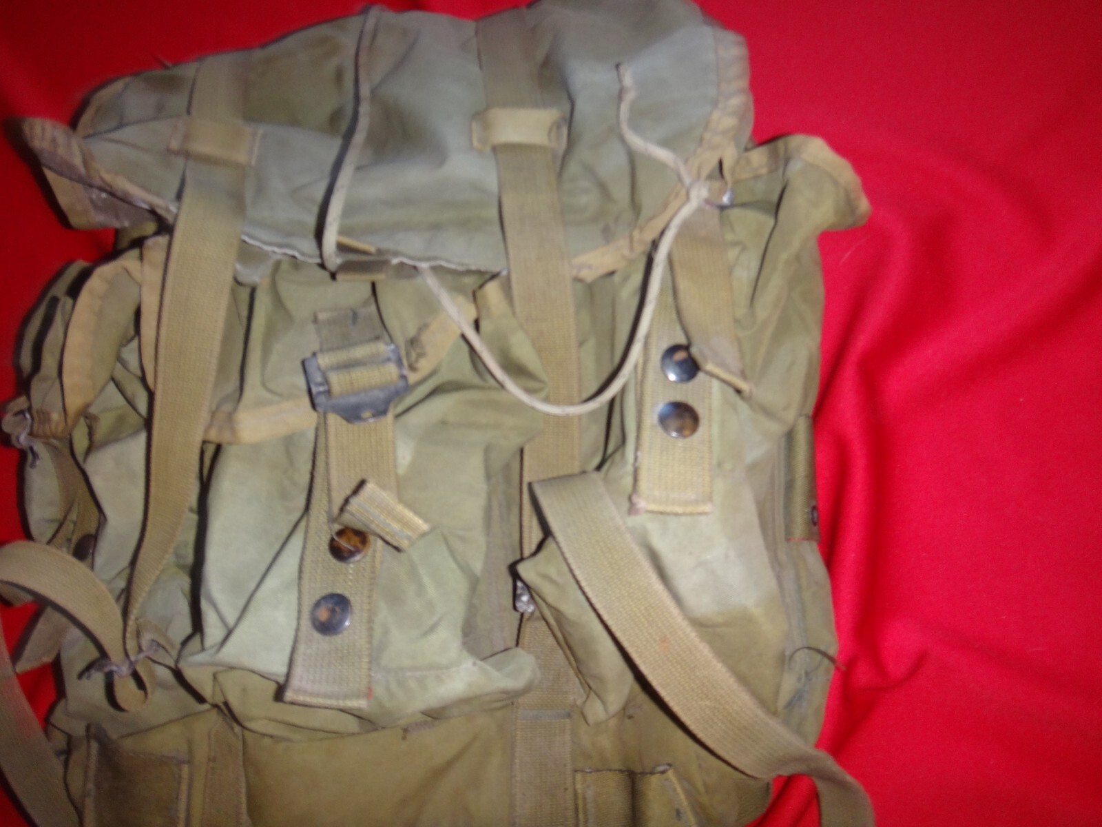 US Army Green OD Field Gear Rucksack / Backpack