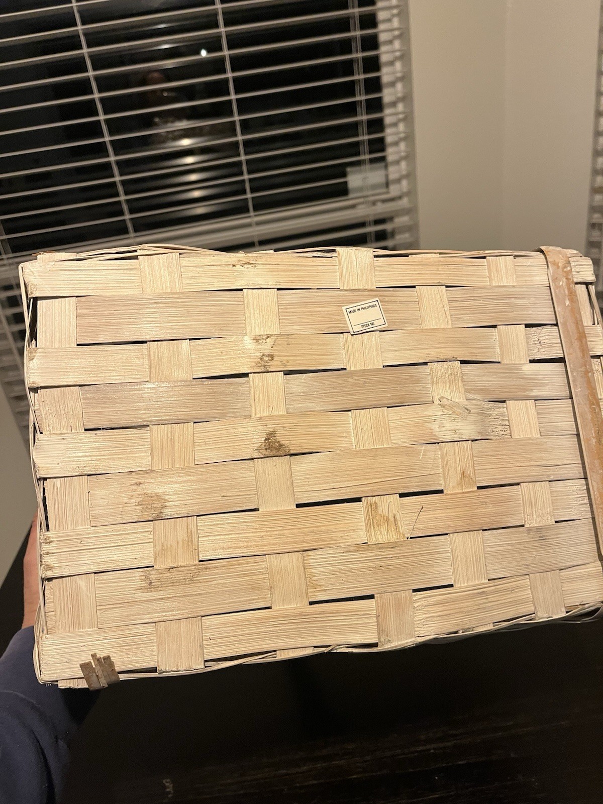 White Basket Made In Philippines