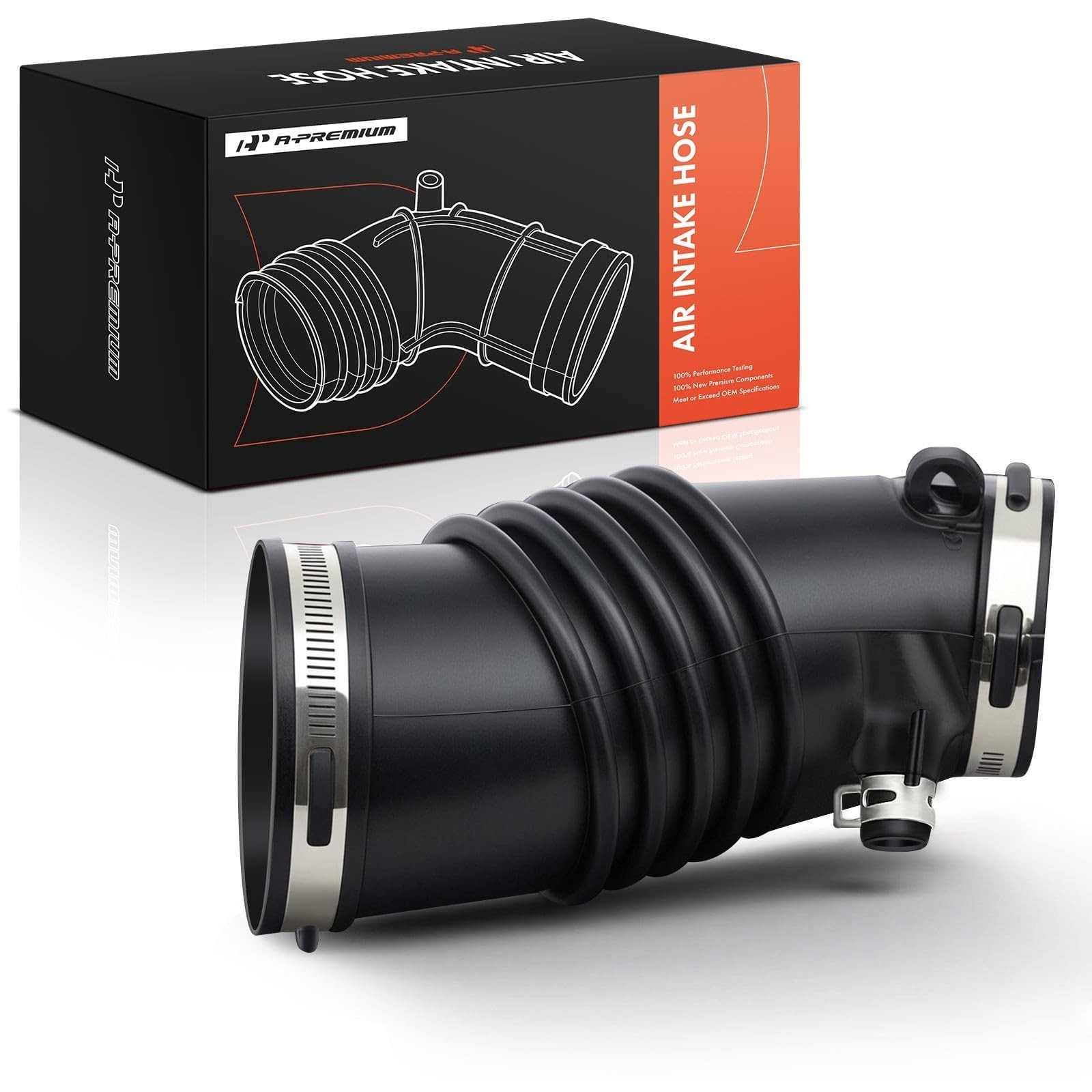 Engine Air Intake Hose Tube with Clamps Compatible with Honda Odyssey 2011 2012