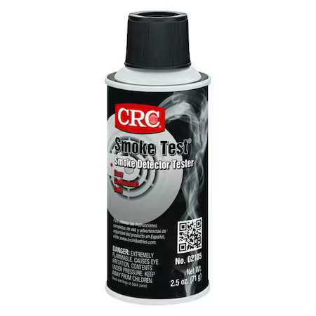 Crc 02105 Smoke Detector Tester Can, 2.5 Oz.