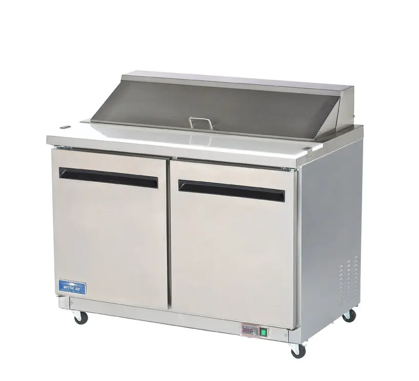 Arctic Air AST48R 48" Stainless Steel Sandwich / Salad Prep Cooler
