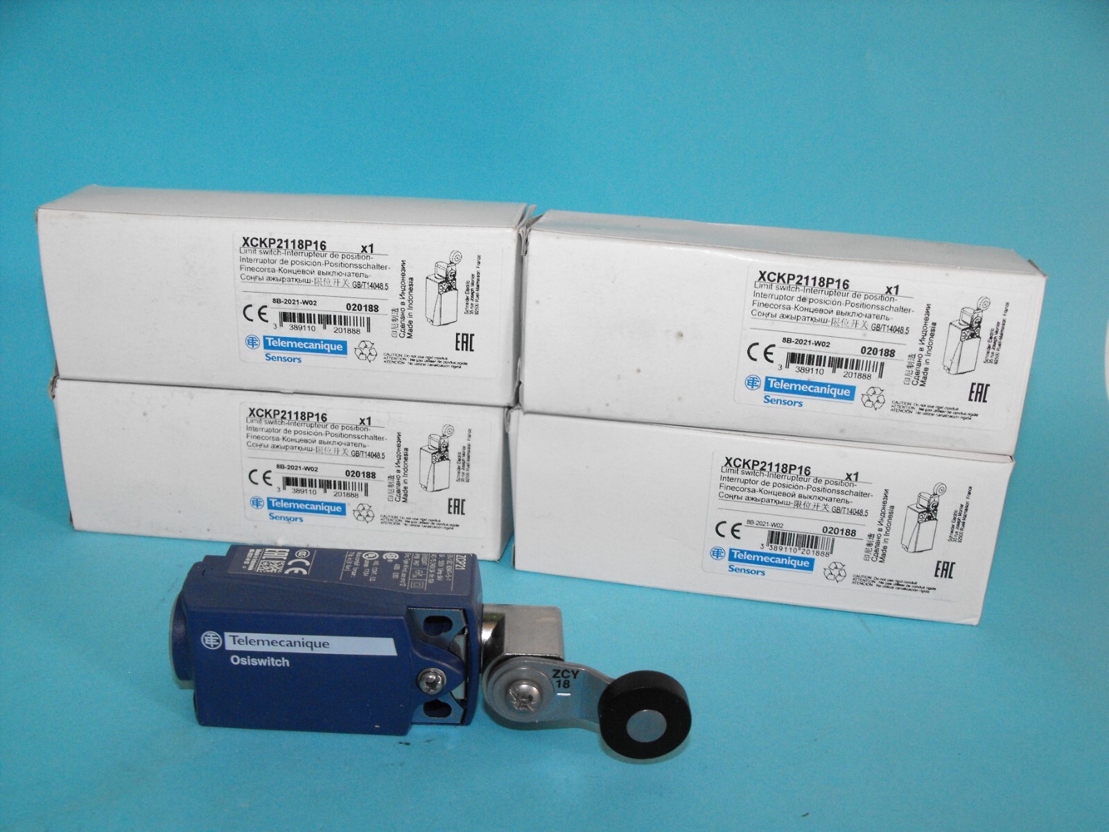 Schneider Electric.TELEMECANIQUE XCKP2118P16.Limit Switch.(LOT4PCS).NEW