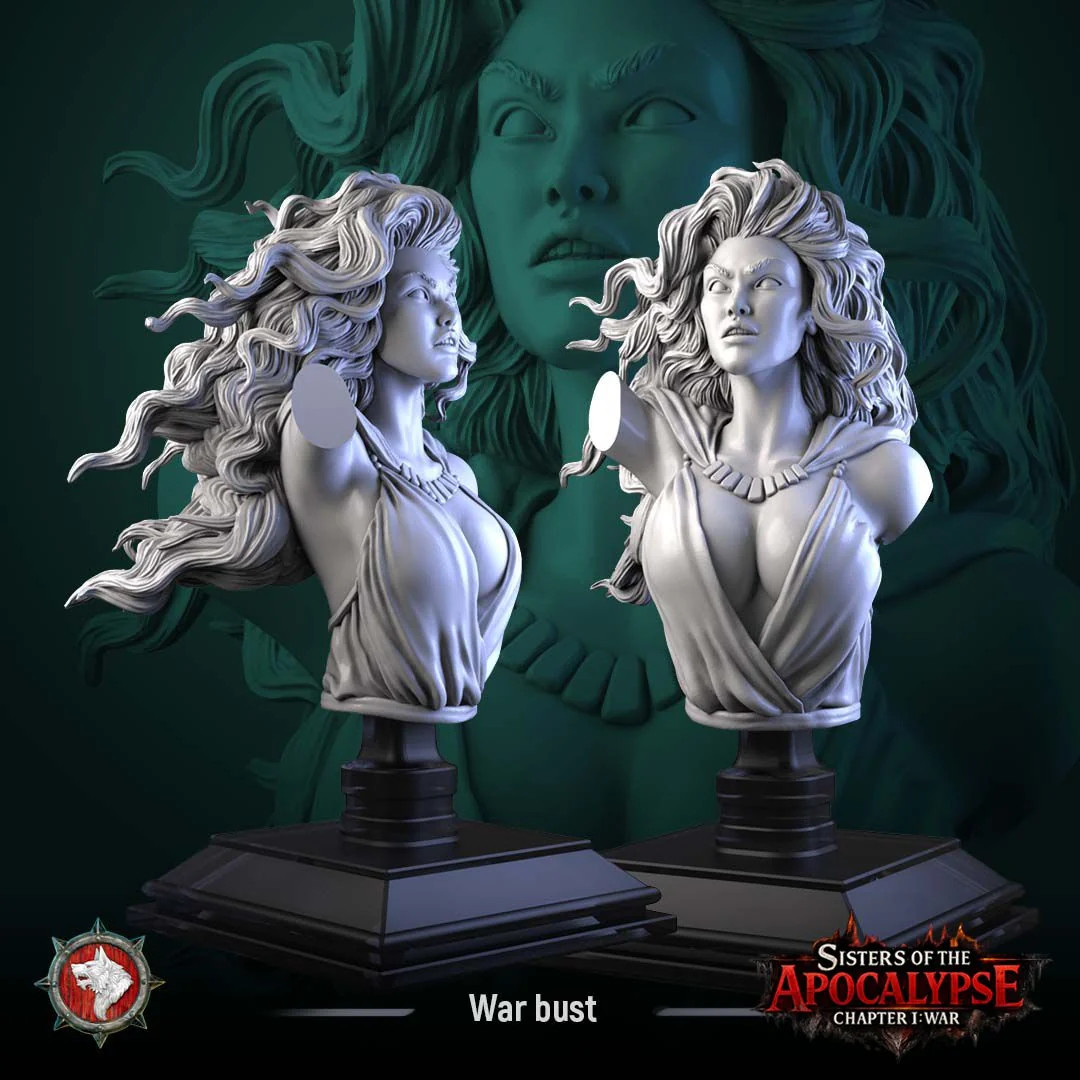 War Bust - Resin Display Bust