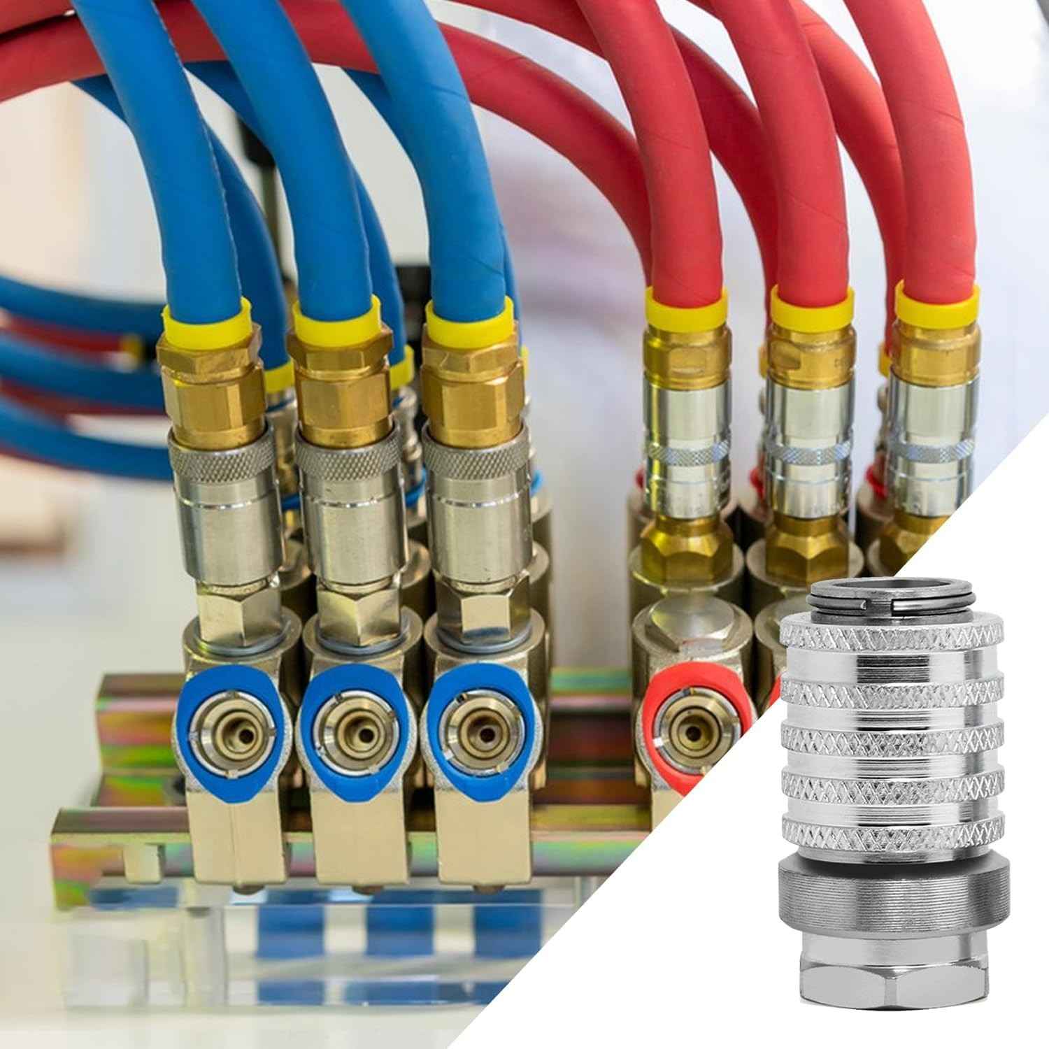 1xPD222 Test Port &Diagnostic Equipment Quick Coupler w/ Female Pipe Thread