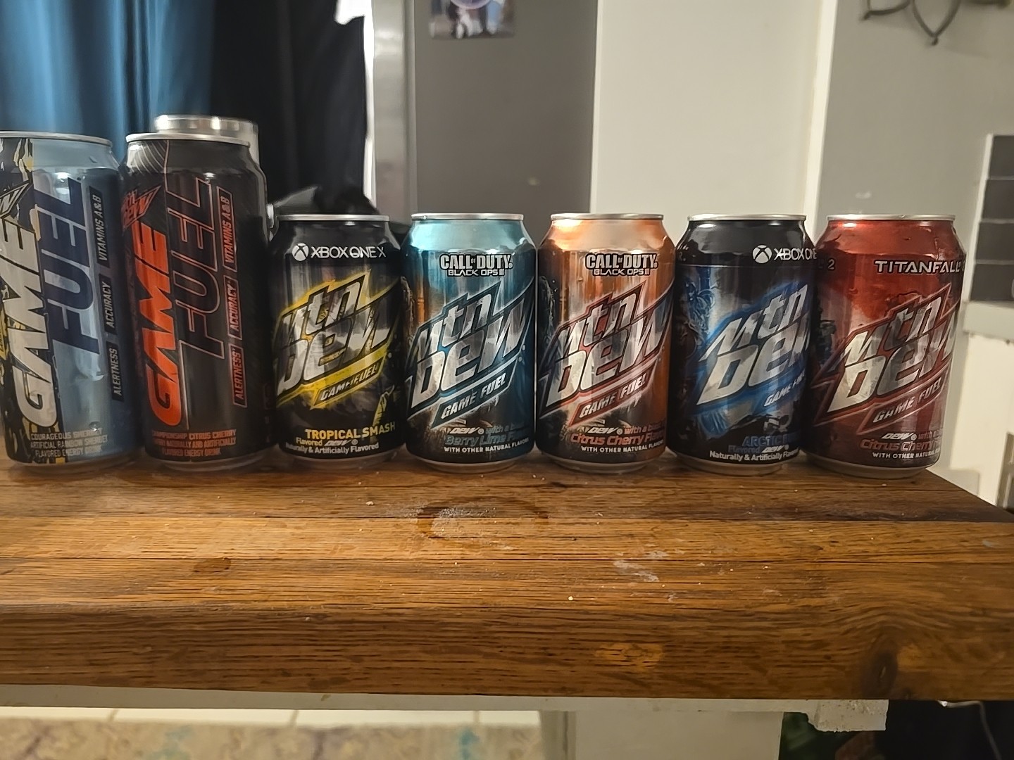 Mountain Dew Gamefuel Cans