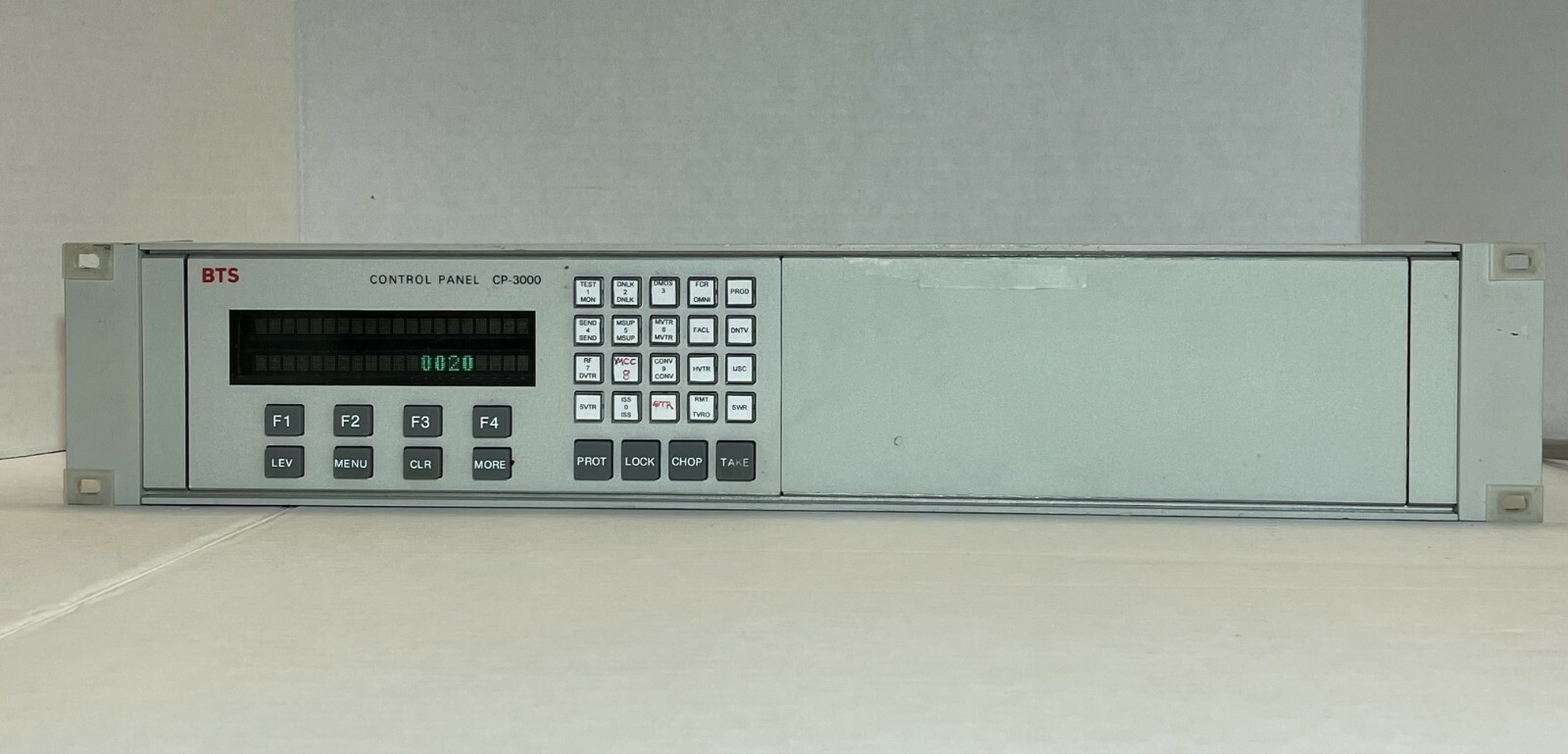 BTS Broadcast Television Systems. Assy-CP-3000 Control Panel