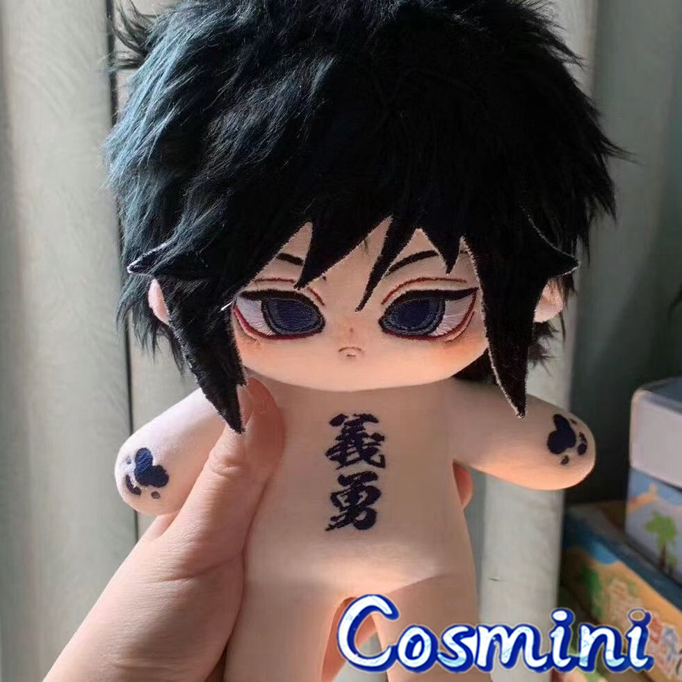 Demon Slayer Tomioka Giyuu 20cm Plush Doll Stuffed Dress up Toy Anime