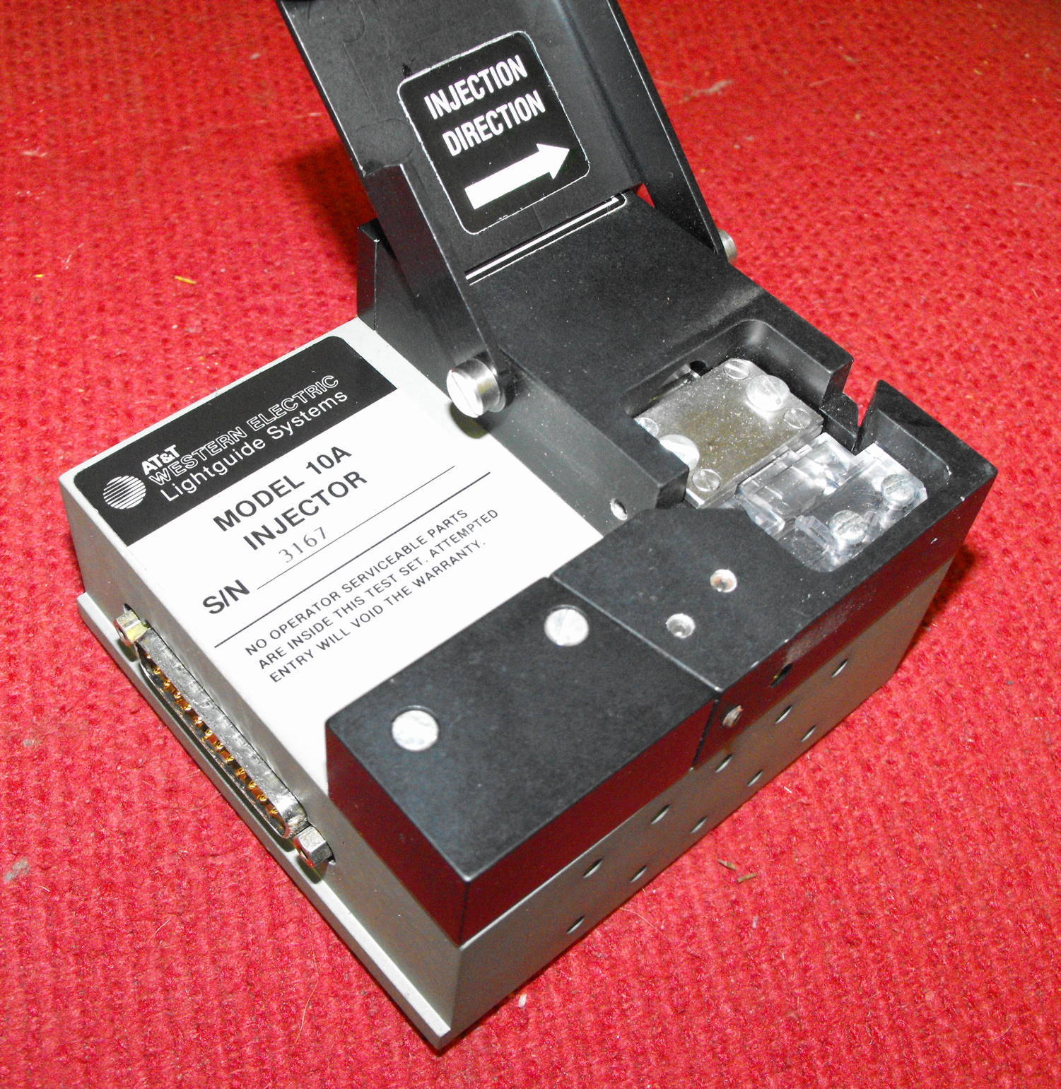 AT & T - Western Elecxtric - Lightguide Systems - Model #10A Injector