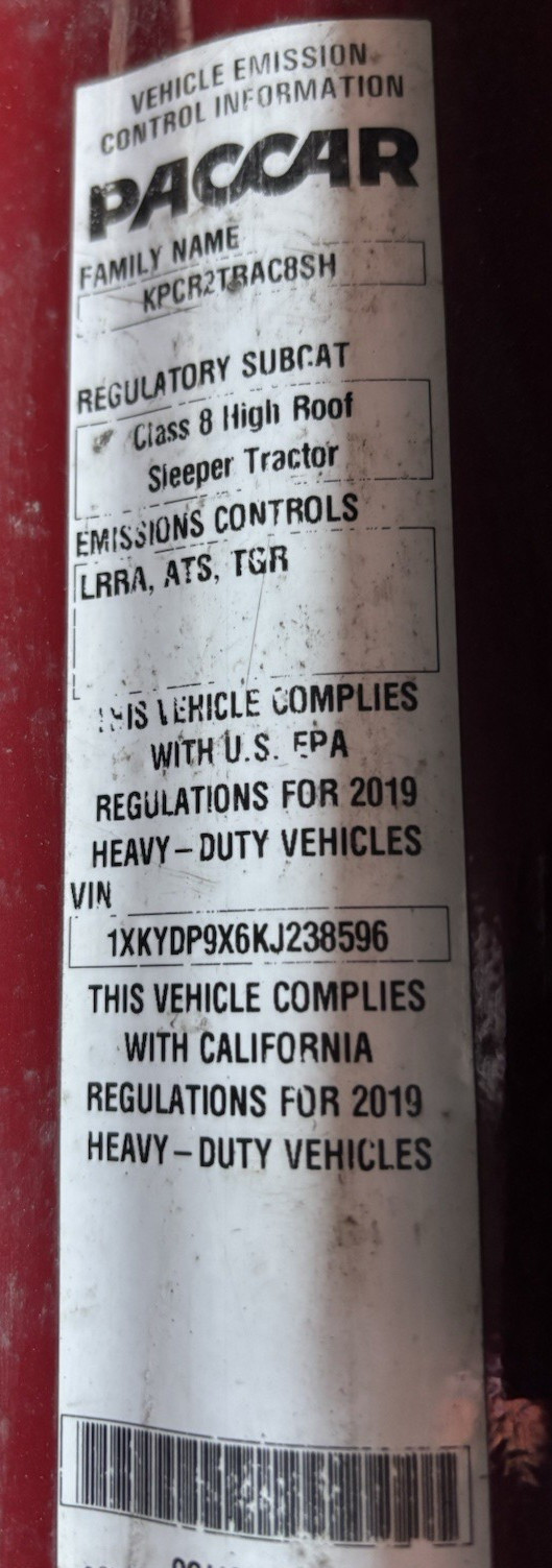 PACCAR A2C8070310195 KENWORTH T680 CHASSIS CONTROL MODULE, CA