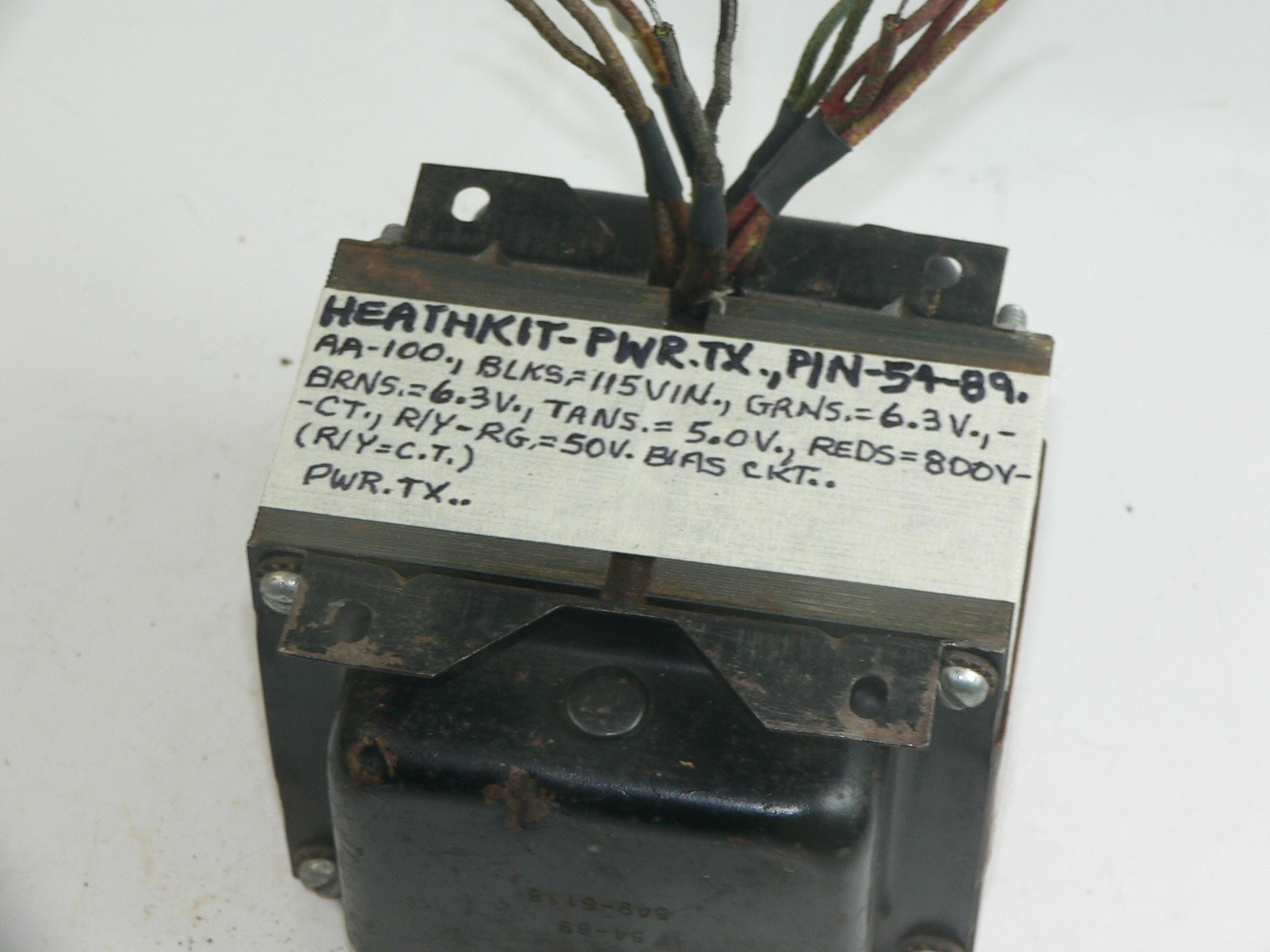 1 Heathkit 54-89 Power Transformer--Tests good-AA-100