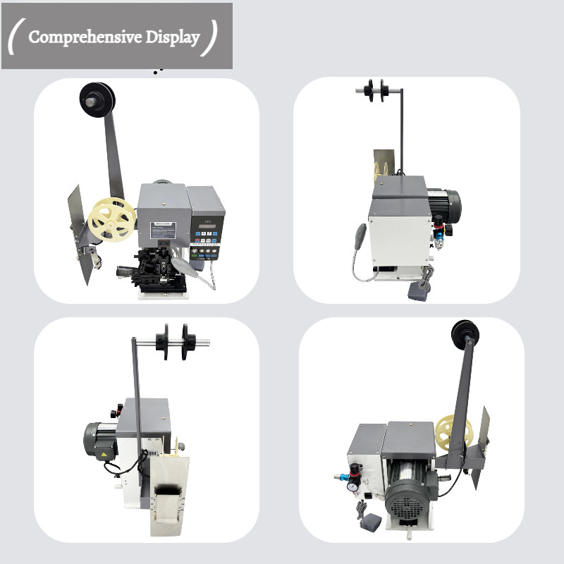 220VAutomatic Wire Stripping and Terminal Crimping Machine1.5T Crimping Capacity
