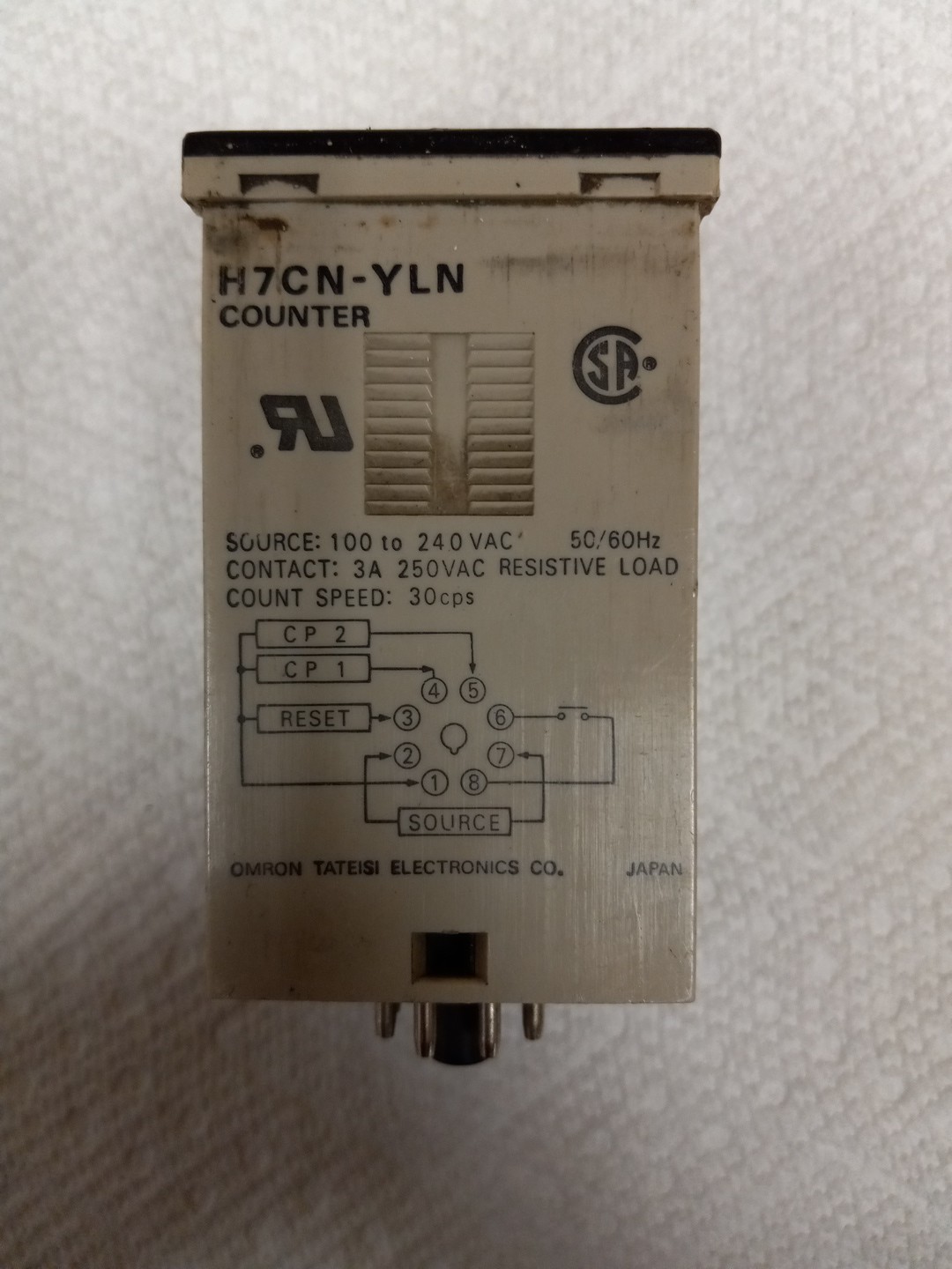 Omron H7CN-YLN Digital Preset Counter