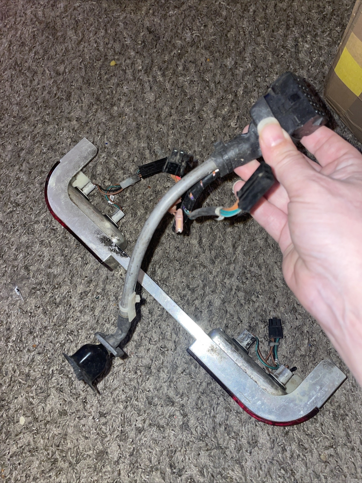 Rear Bumper Plastic & Brake Lights For Pride Mobility Scooter H170