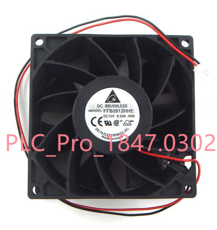 1PCS NEW Delta FFB0912HHE 12V 0.53A 9CM 2-line double ball cooling fan Fast ship