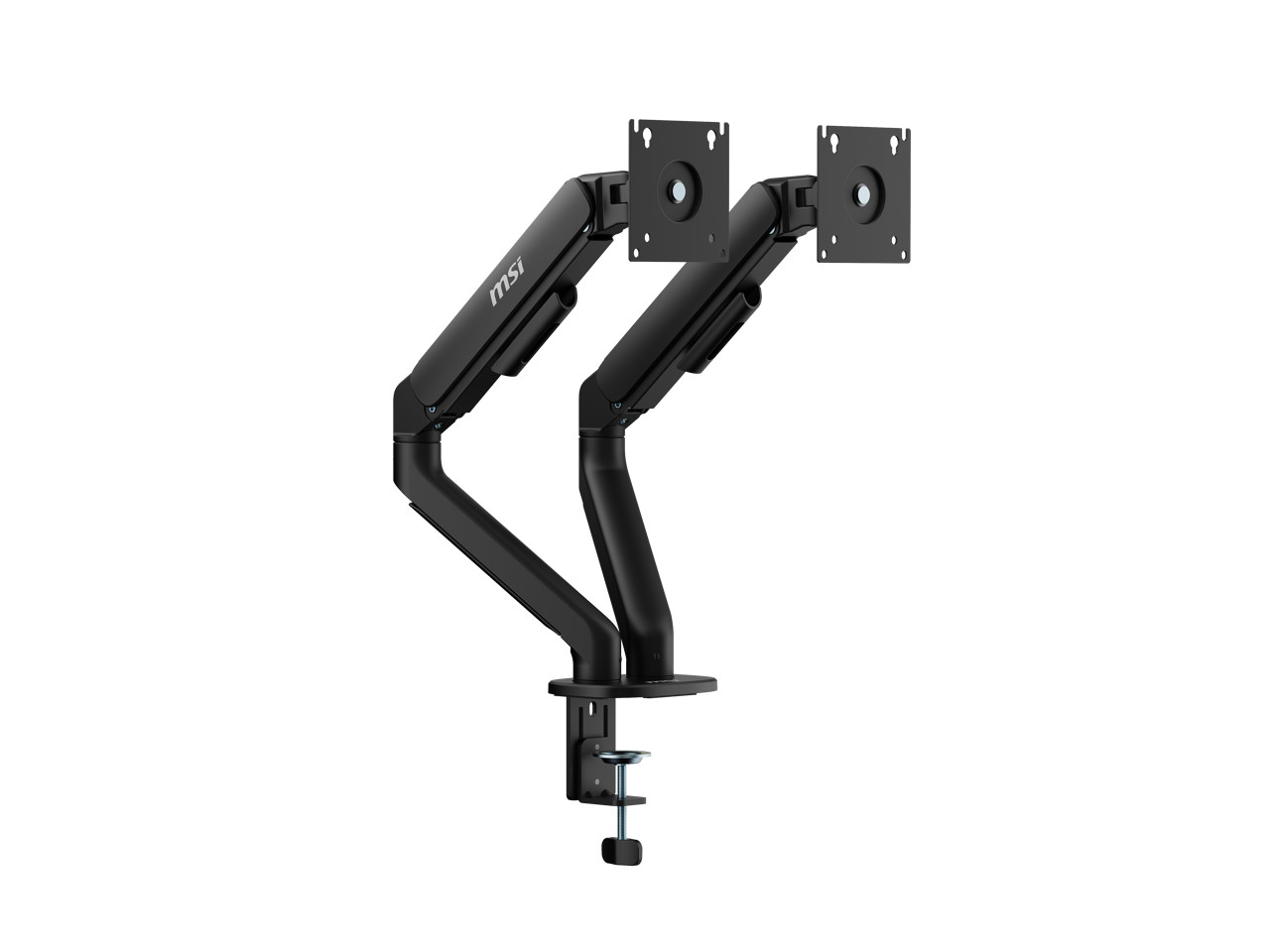 MSI MAG MT101DG - Gas spring Dual Monitor Stand Arm, Supports 17-32" Screens and