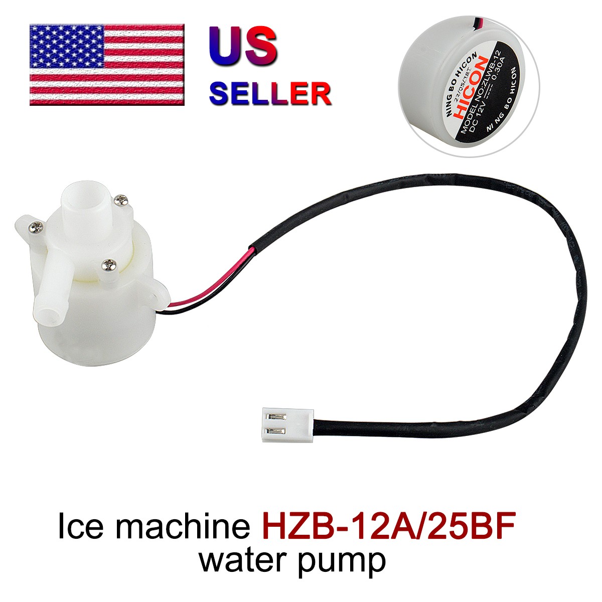 Water Pump ZLWB-12 Input 220V For Household Bullet Ice Machine HZB-12A/25BF