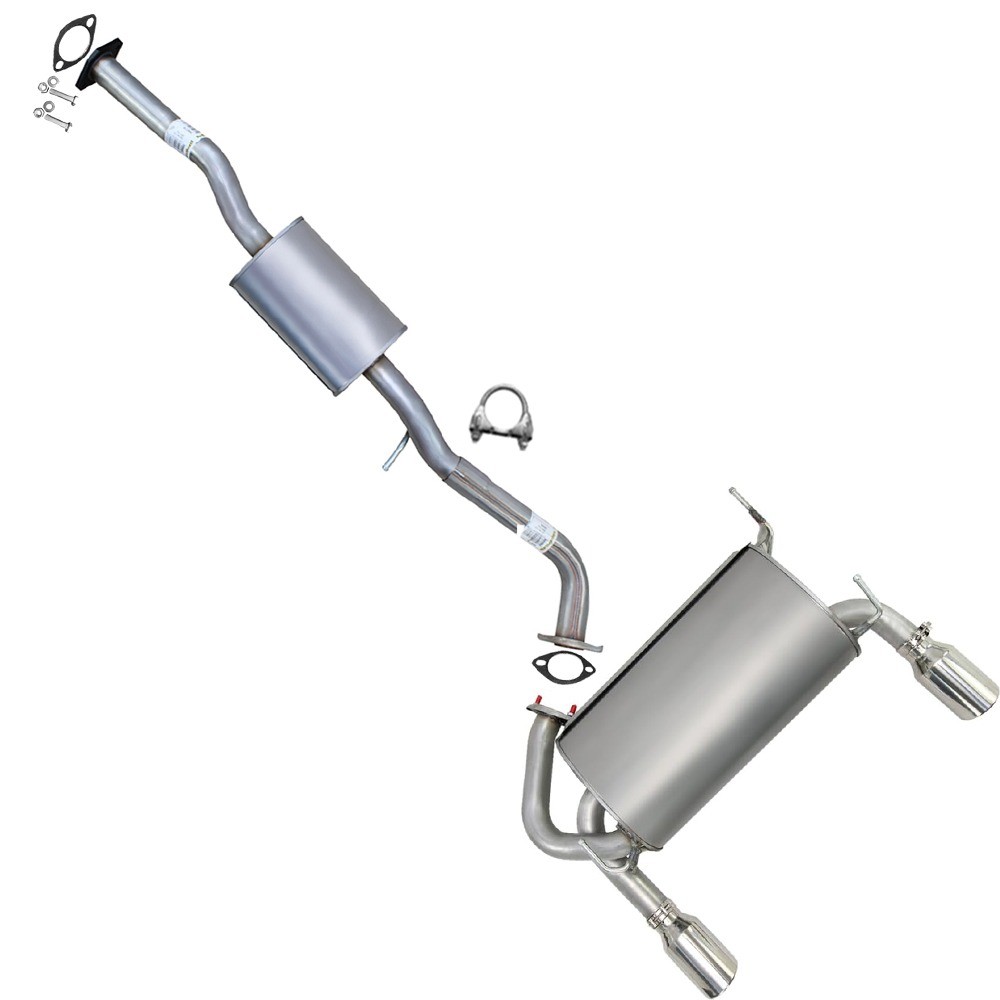 Stainless Steel Resonator Pipe Exhaust Muffler fits 2003-2008 Infiniti Fx35 3.5L