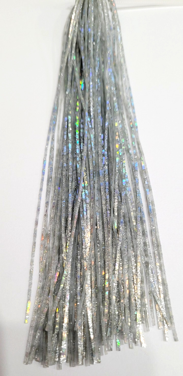 RUBBER SILICONE LEGS - Fly Tying Materials - SILVER/ CHROME RAINBOW - Sili Legs