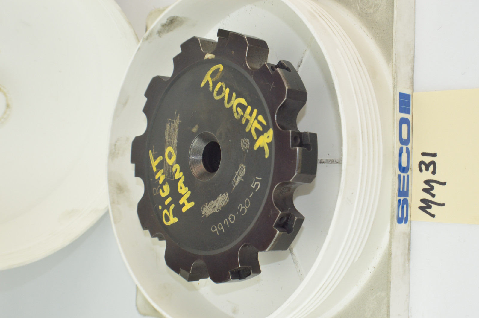 SECO Indexable Disc Mill 6-1/4" Dia Half side Disk face mill right hand