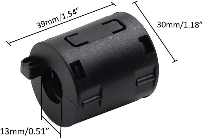 Pack of 5 Ferrite Filter Core Material 31 Mix ID 1/2" 13mm