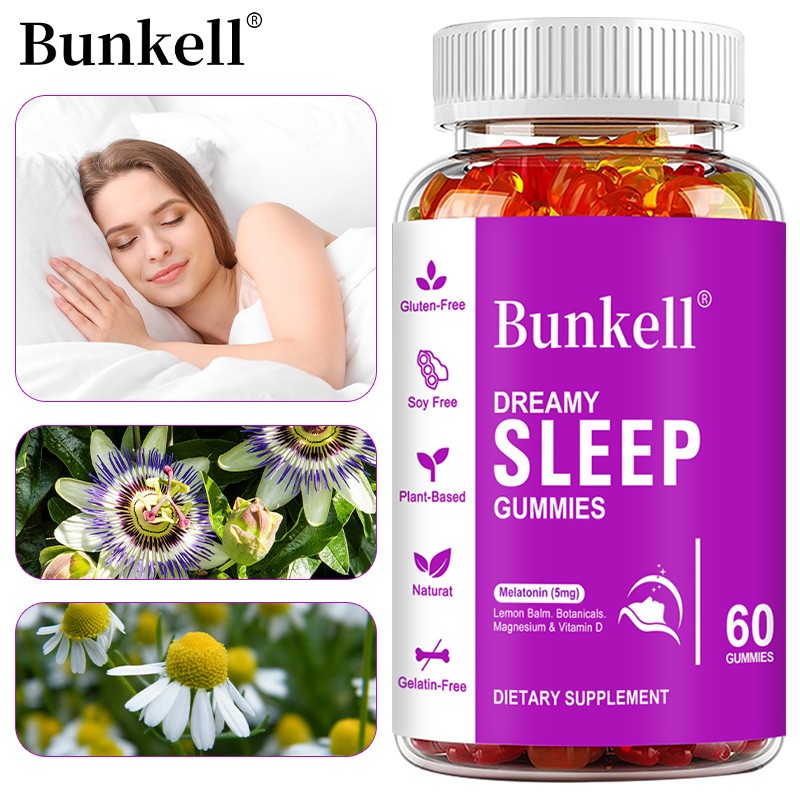 Sleep Gummy Promote Immune Health Supports Healthy Sleep Vitamin D2 60 Pills US