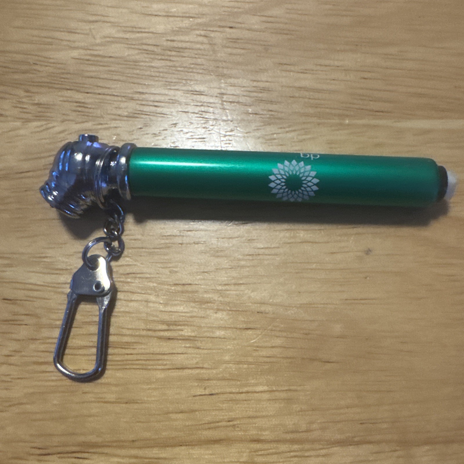 BP Tire Pressure Gauge Keychain Advertising Logo Keyring