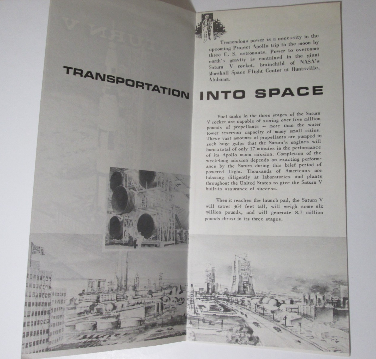 1960's NASA Saturn V Rocket Brochure