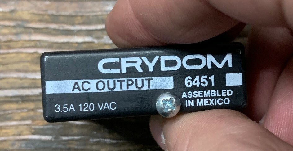 CRYDOM 6451 SOLID STATE RELAY AC OUTPUT 3.5A 120VAC NEW NO PACKAGE