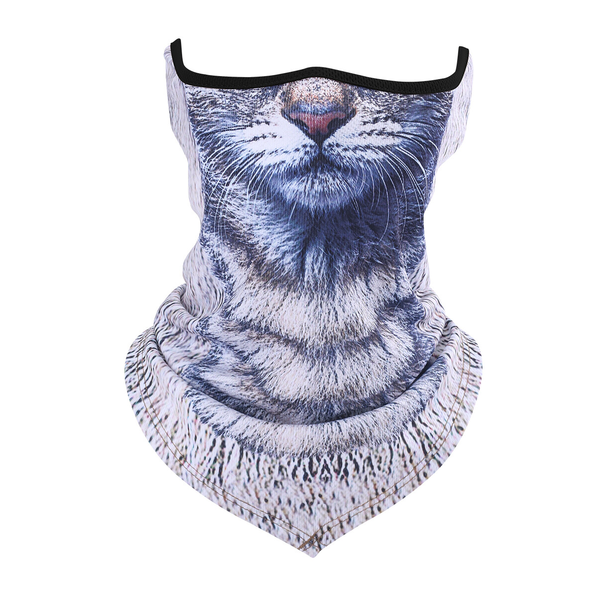 UV Protection Neck Gaiter Animal Print Face Masks Scarf for Outdooor Fishing Men