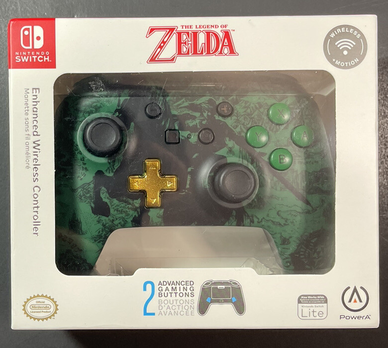Official Nintendo Switch Enhanced Wireless Controller [ Link Silhouette ] NEW