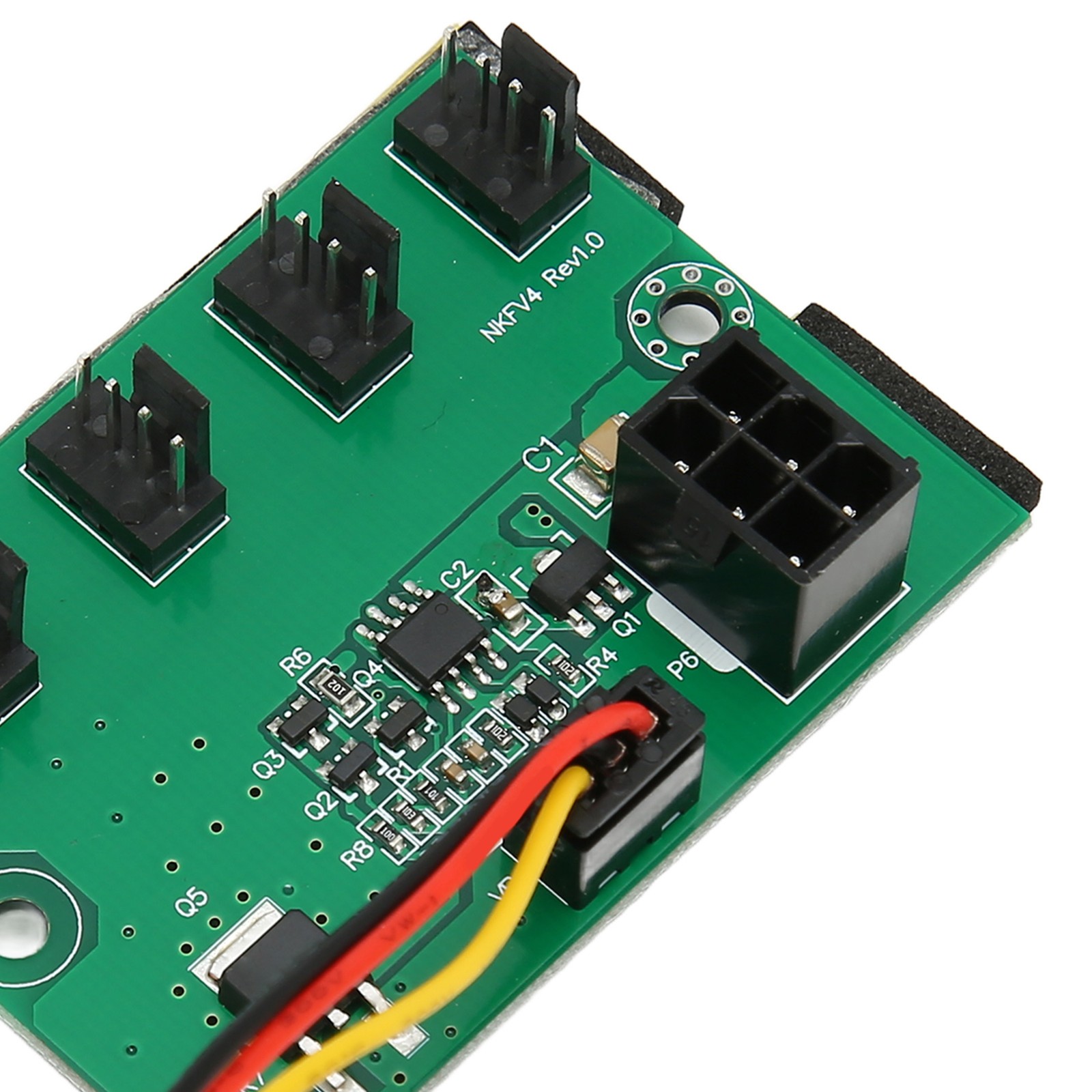 PC Fan Speed Controller DC 12V PWM 4 Way 11.8in Cable Easy Installation PC