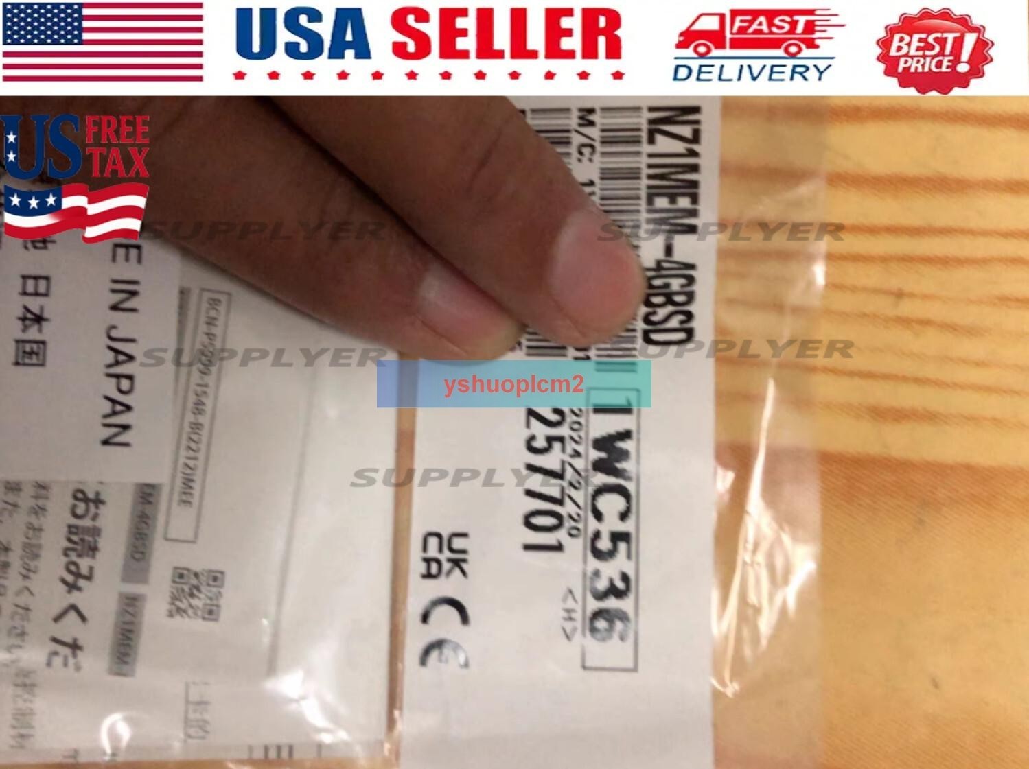 1PC New Mitsubishi NZ1MEM-4GBSD NZ1MEM4GBSD 4GB Memory Card Free Ship #TT