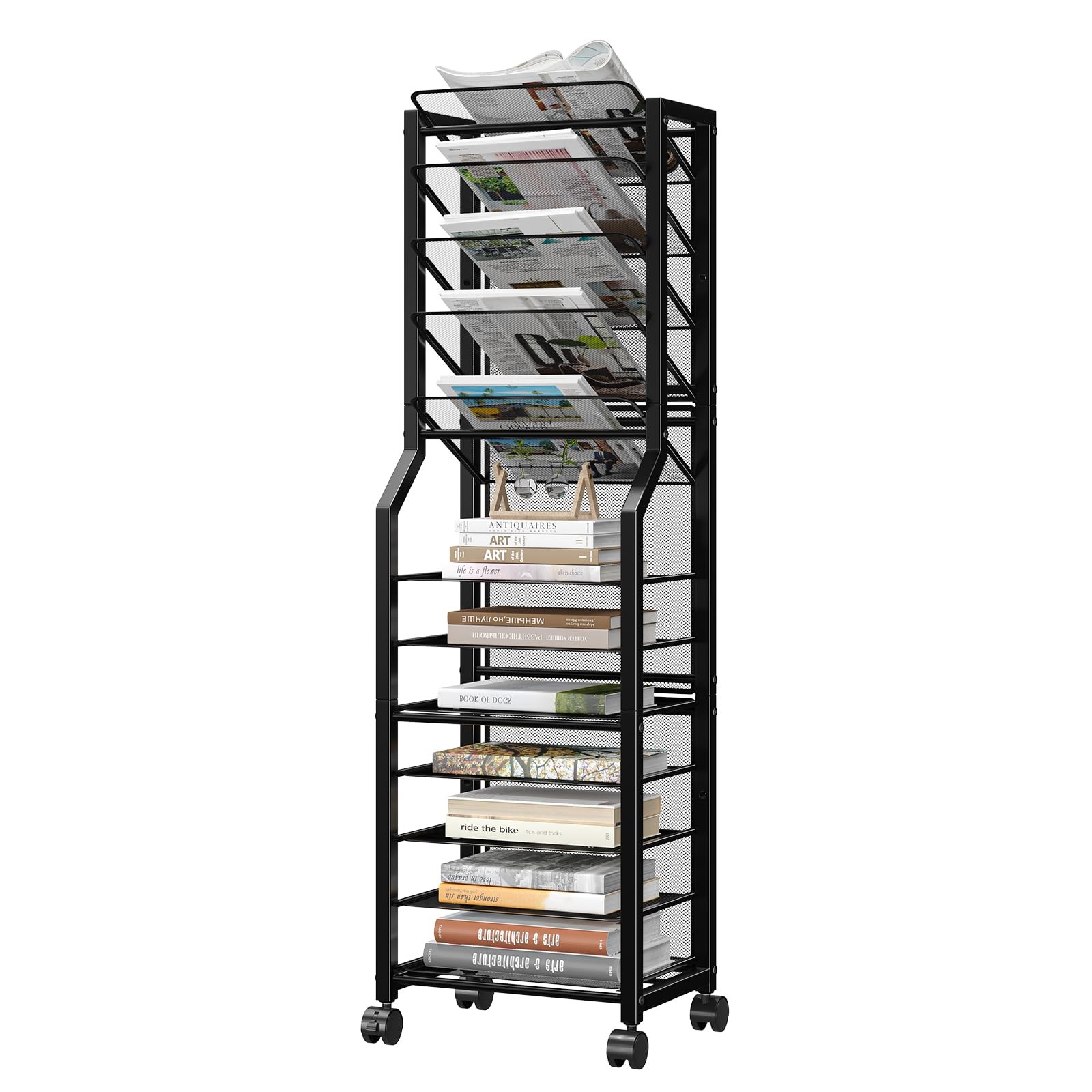 Simple Trending 12 Tier Rolling File Cartdesk File Organizer Sliding Trays And