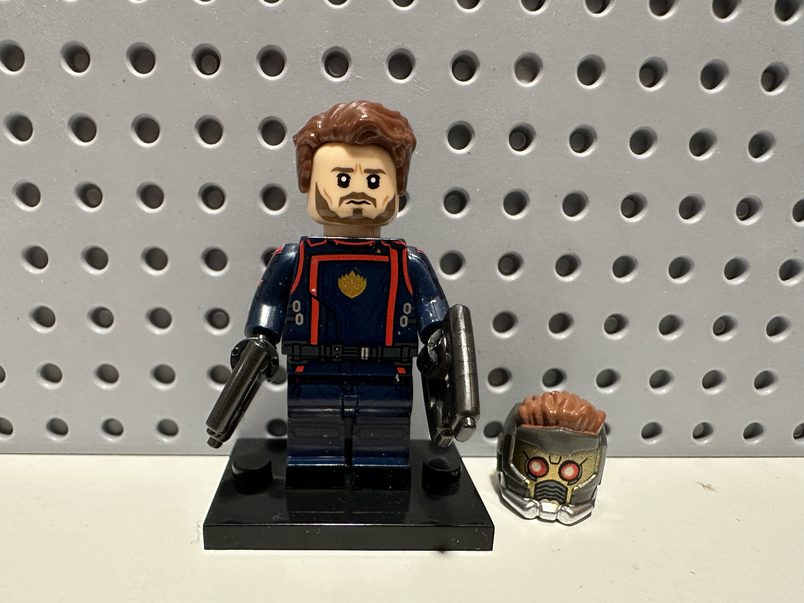 LEGO Marvel Star-Lord Guardians of the Galaxy  Custom Minifigure New