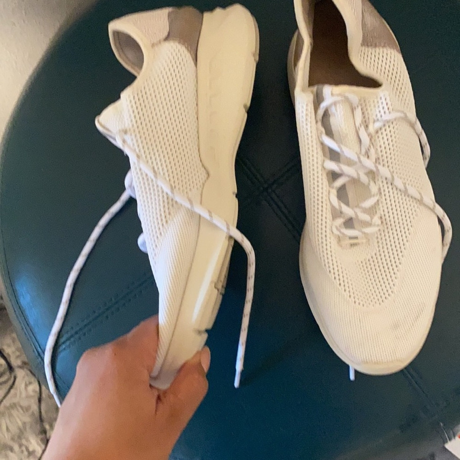White Mesh Sanctuary Sneakers