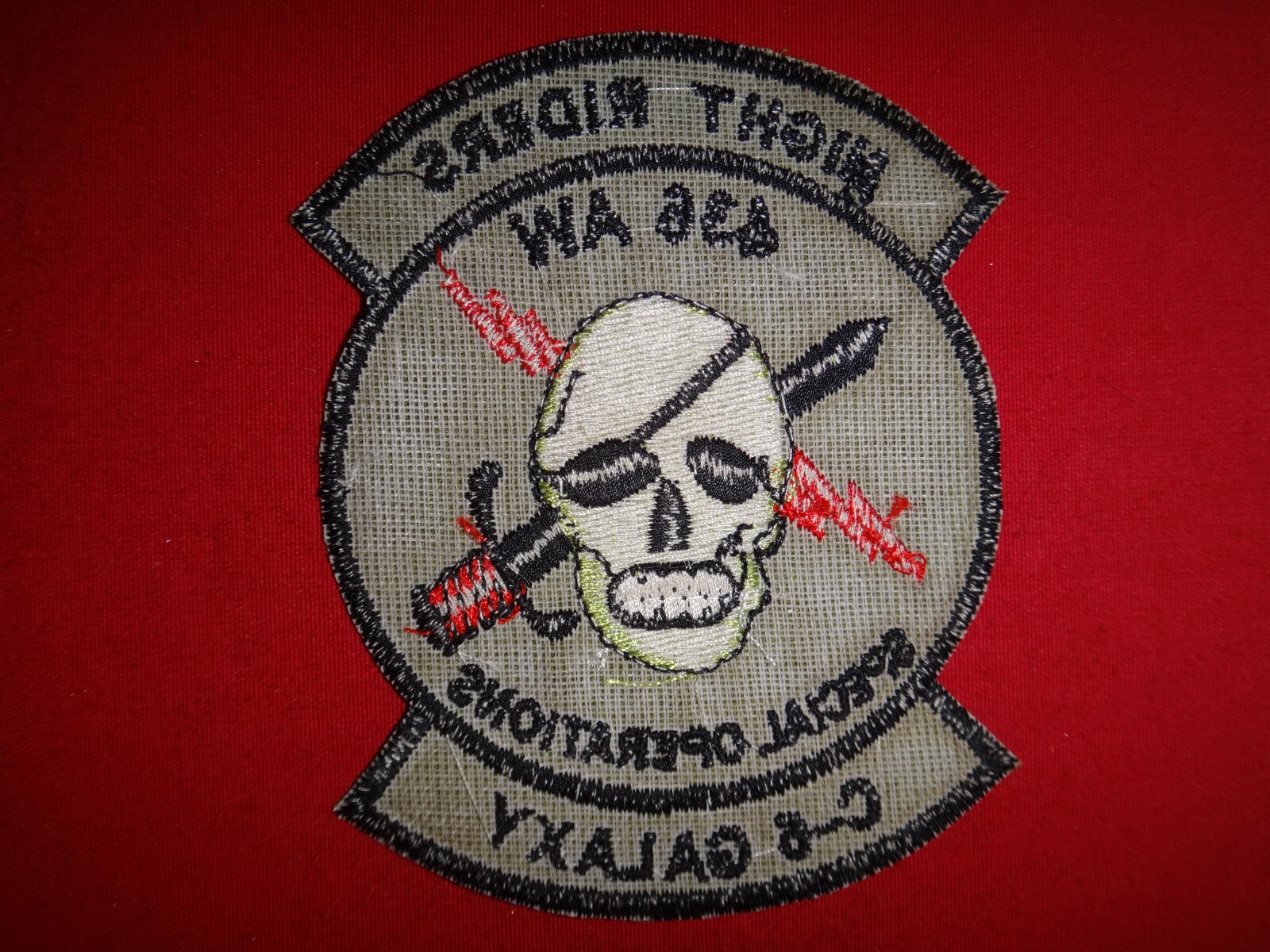USAF 436th Airlift Wing SPECIAL OPERATIONS C-5 Galaxy Subdued Patch