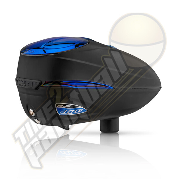 Dye Rotor R2 Ice Electronic Paintball Hopper - Black Blue